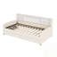 Lit plateforme simple tapissier avec rangement et tiroirs-590158732