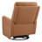 Genuine Leather Swivel Power Recliner-127449496