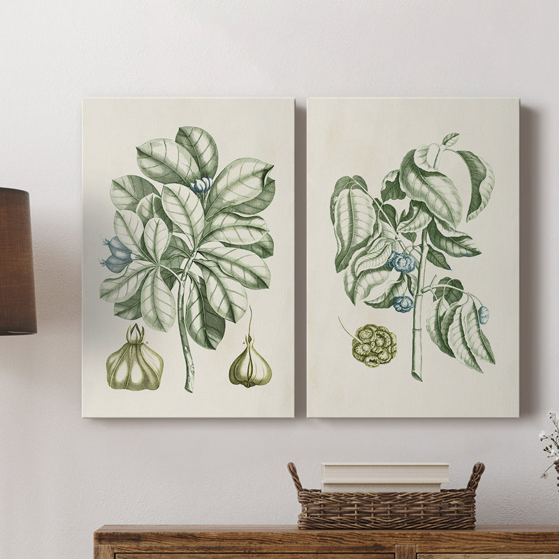 Toile tendue avec châssis Buchoz Tropicals, H 12 po x l 16 po