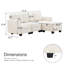Canapé modulaire rembourré 4 pièces Ilyes-1407827430