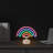 8" Neon Style LED Multi-Color Rainbow Light