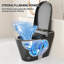 Bidet de toilette intelligent, siège à ouverture / fermeture automatique, avec sécheuse et eau chaude-122548325