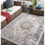 Antwian Traditional Boho Dark Blue Area Rug-934075975