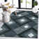 Non-Slip Grey Area Rug – Modern Washable Carpet Runner, Living Room Rug, Bedroom Carpet, Hallway & Kitchen Floor Mat, Entryway Door Mat