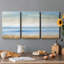 Bord de mer I - Toile tendue avec châssis de qualité supérieure - Prêt à être accroché-1317377908