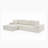 Corduroy L-Shaped Sectional-669407480-669407482