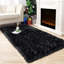 Ismene Solid Colour Shag Area Rug-846224126-909713855