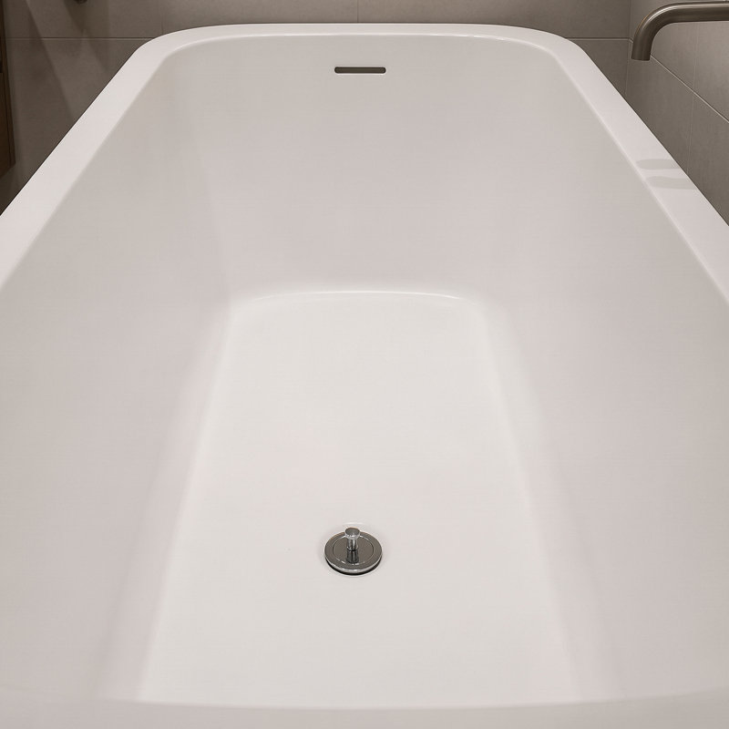 SUPPLYGIANT Lift and Turn Tub Drain Stopper, 1-1/2 Bathtub Drain Assembly, Nickel Plated Finish, Nickel Plated