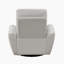 Shandal 38.5" Modern & Contemporary Swivel Glider Chair with Top Grain Leather, 360-Degree Swivel, Foam over Pocket Coils