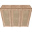 10.07 In. Wide Bathroom Side Cabinet, Feature Spacious Soft Close Doors, Imitative Oak Color