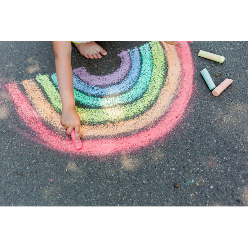 Child Drawing - Wrapped Canvas Print, 20cm H x 30cm W x 3.8cm D