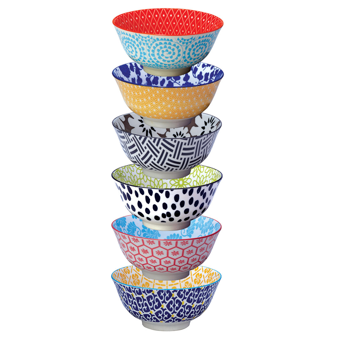 Certified International Chelsea Set of 6 Bowls, 6.25" (Set of 6) Certified International