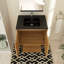 Ensemble de meuble-lavabo simple 24 po avec plateau en résine Belem-533244812-533244807