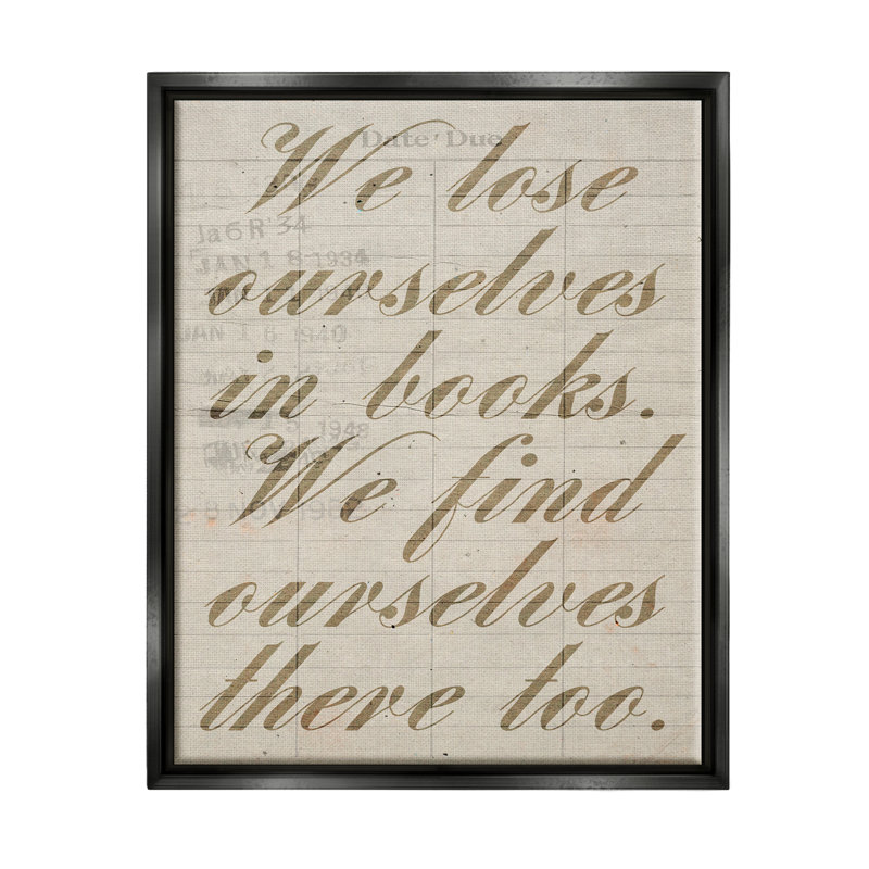 «Lose and Find Ours tablettes» par Sally Swatland - impression, H 31 po x l 25 po x P 1,7 po, Cadre flottant noir de jais