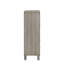 Commode haute Levy, armoire à DEL et 3 tiroirs avec range-chaussures, gris