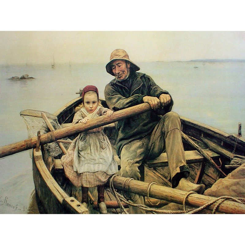 La main secourable, 1881, H 36 po x l 48 po