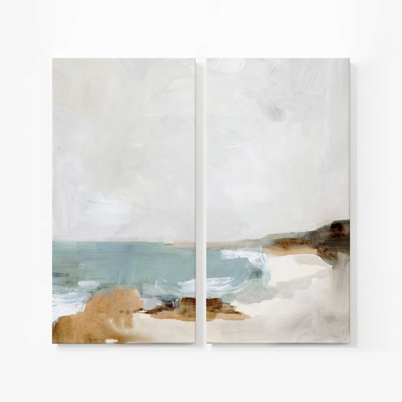 «Gentle Tides and Sky II», reproduction sur toile tendue, Toile tendue, H 48 po x l 48 po x P 1,25 po, 2