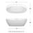Juno 71'' x 32'' Soaking Acrylic Bathtub-52450713