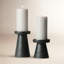 Stoneware Tabletop Candlestick-1679077536