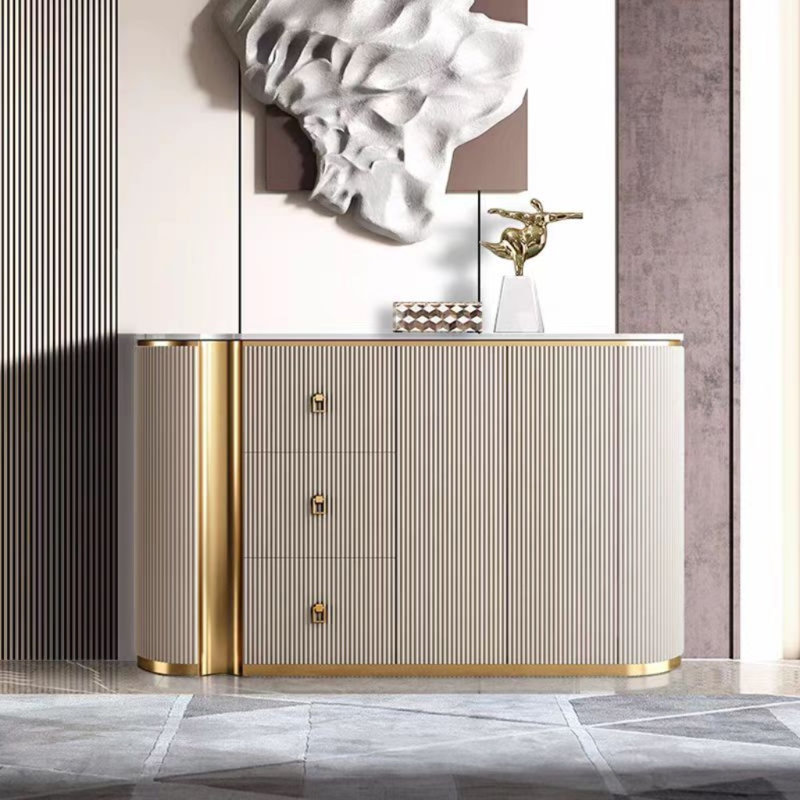 Buffet A Light Luxury Ltalian, Blanc cassé
