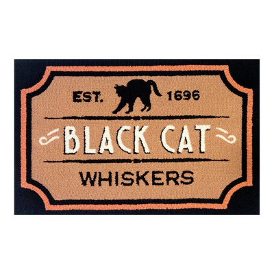 Black Cat Whiskers Size 24"X36"
