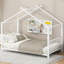 Lit plateforme simple en métal-865431415