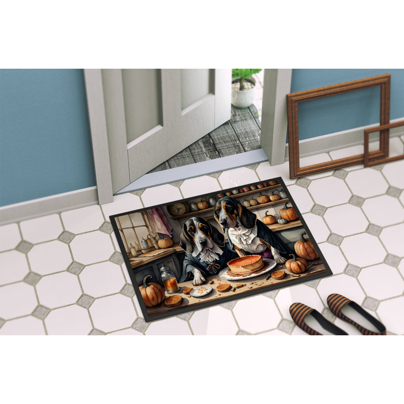 Kerttu Non-Slip Halloween Doormat, 24" W x 36" L