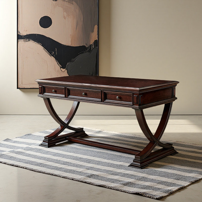 American style solid wood desk