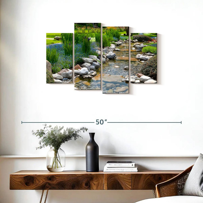 Jardin de style asiatique Kerrick, H 22 po x l 36 po