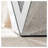 Silver Triangular Mirrored End Table with Crystal Diamond Inlay, MDF and Glass