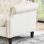 Velours beige 3 + - Coussins en mousse pour le soutien 3 espaces de vie spacieux et confortables-120913709