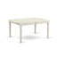 Ensemble de table de salle à manger 5 pièces pour 4 personnes comprenant une table de salle à manger rectangulaire avec rallonge papillon et 4 chaises de salle à manger en tissu de lin, blanc lin-468735521-504888711-454081000