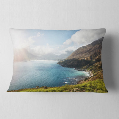 Coussin lombaire peak designart’hout bay view from chapman s Abstract