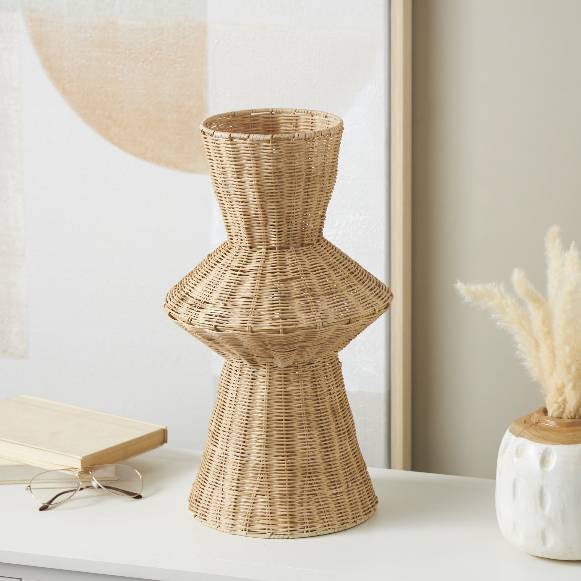 Loma Rattan Table Vase