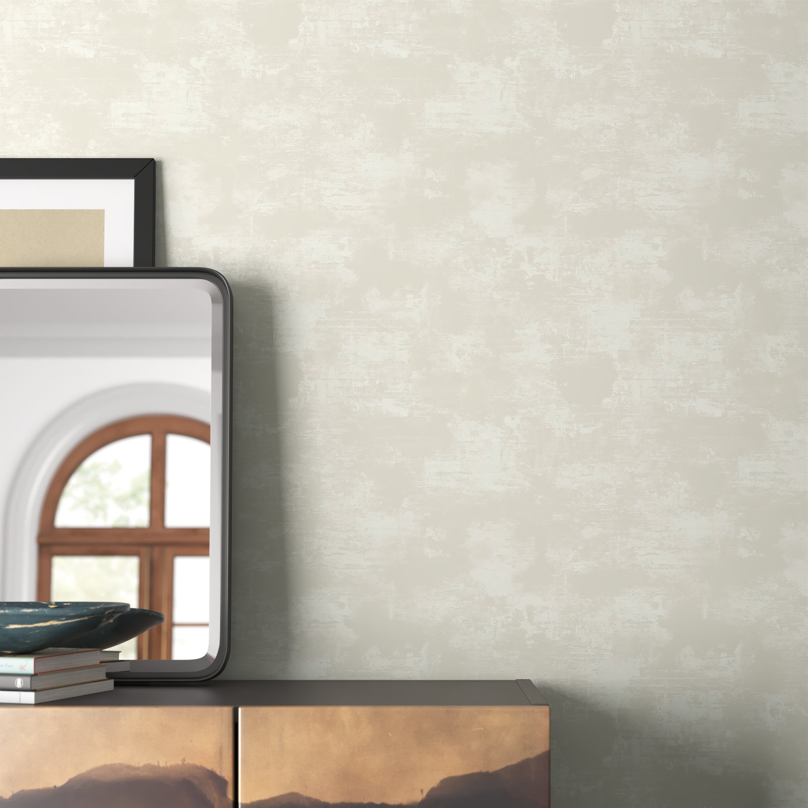 Lianna Abstract Wallpaper, Light Beige