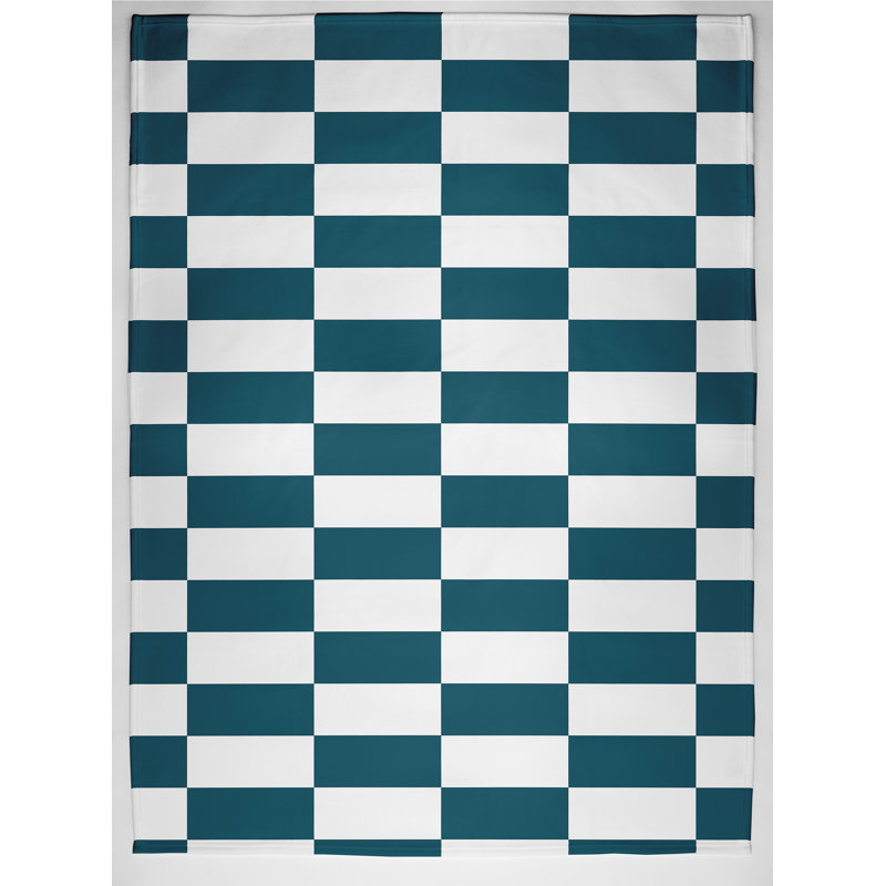 Jemma Plain Weave / Muslin Throw Blanket, Teal