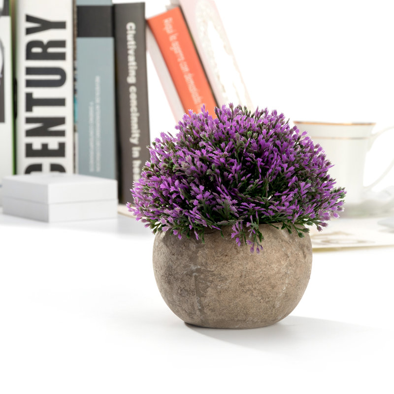 5.3'' Faux Foliage Topiary in Pot