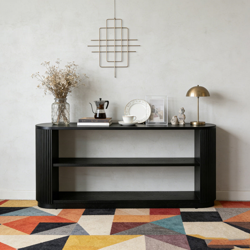 Console Modern, Noir