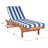 Jivera Outdoor Eucalyptus Wood Chaise Lounge , Cushion Included-1286157975