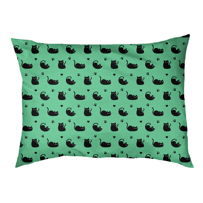 Coussin pour chien Byrge, Vert/noir, Moyen (l 29,5 po x P 19,5 po x H 9,5 po)