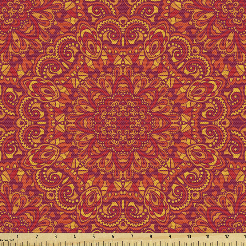 Tissu Ambesonne Mandala, l 36 po x L 58 po