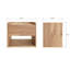 Beare 43cm W Manufactured Wood Bedside Table-680864090