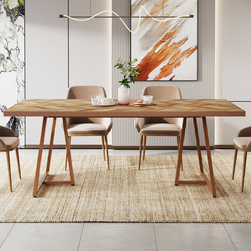 Leesen 70.9'' Rectangular  Dining Table for 6