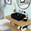 Lavabo de salle de bain en céramique de qualité 19 po x 15 po - moderne et élégant avec vasque blanche à finition à faible absorption d'eau pour un design contemporain Excellent taux de résistance aux taches-112597866