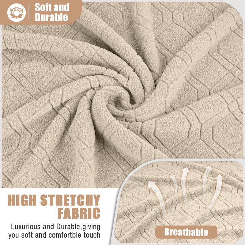 Causeuse inclinable avec housse pour console Wald Stretch, Beige