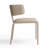 Faux Leather Dining Chairs Upholstered Side Chair With Padded Seat, Wingback Vanity Chair With Metal Frame For Dining Living Room Vanity Office-1558291412