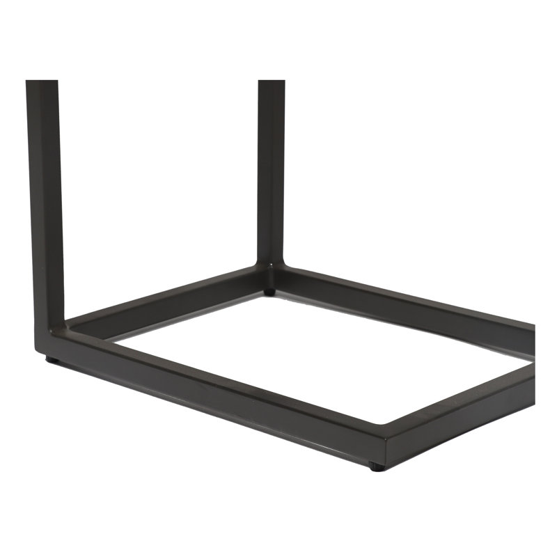 Crescentia Solid Wood Top End Table
