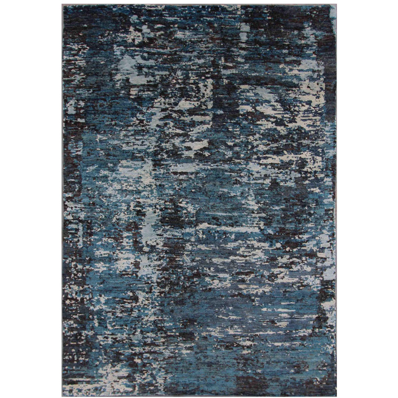 Geometric Hand Knotted 185cm X 272cm Area Rug