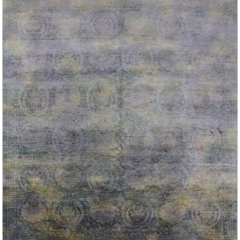 Alayjiah Abstract Indoor Rug, Square 3'