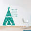 Abstract Non-Wall Damaging Wall Decal